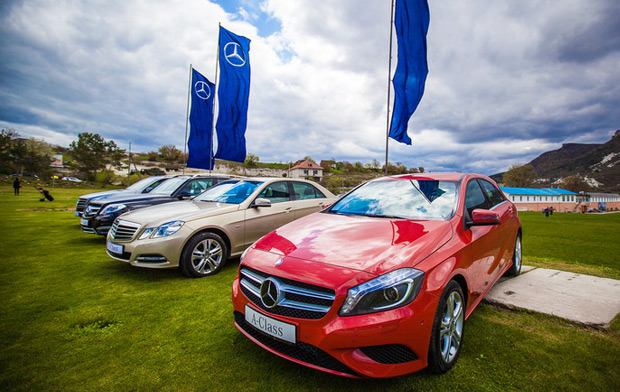   Mercedes-Benz CLA. Crimea Golf Cup 2013